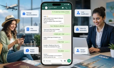 WhatsApp AI agent for travel agency managing inquiries